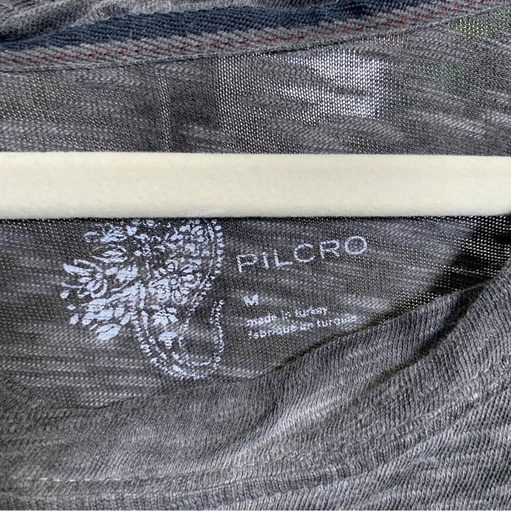 Heathered Gray Cotton Short Sleeve T-Shirt Size Medium - Picture 8 of 9